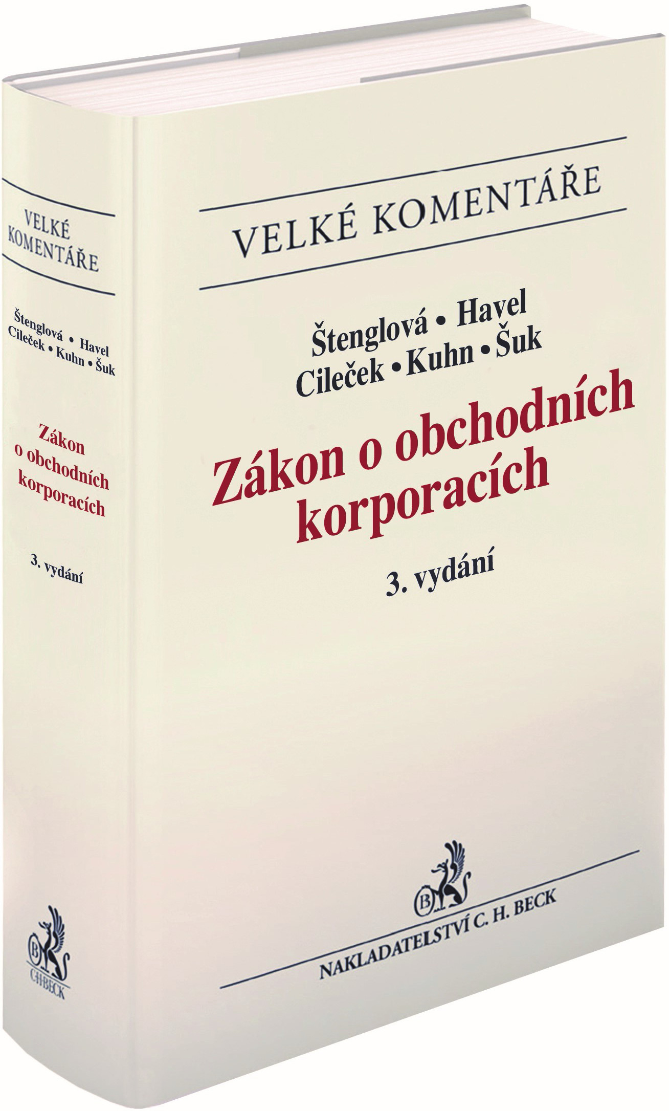 Zákon o obchodních korporacích. Komentář. 3. vydání