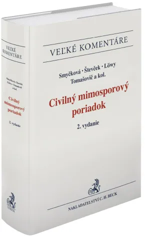 Civilný mimosporový poriadok. Komentár. 2. vydanie